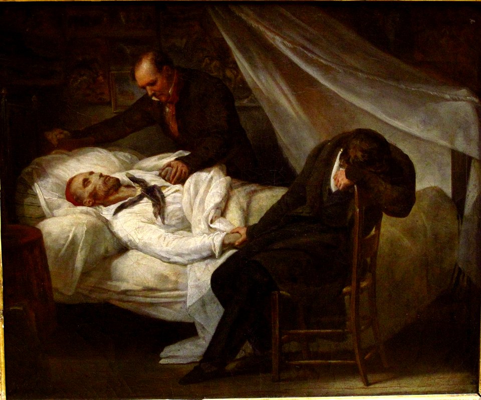 Ary Scheffer - La Mort de Géricault (1824)