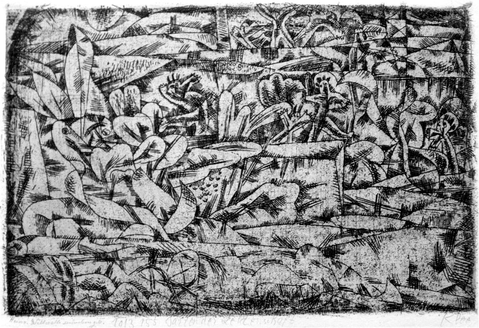 1913 Klee Garten der Leidenschaft anagoria