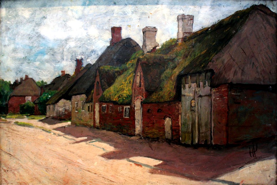 1921 Feddersen Alte Häuser in Braderup anagoria