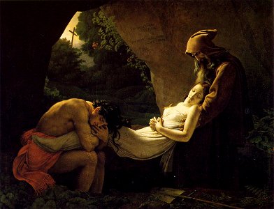 Atala au tombeau,1808,Girodet de Roussy -Trioson, Louvre.