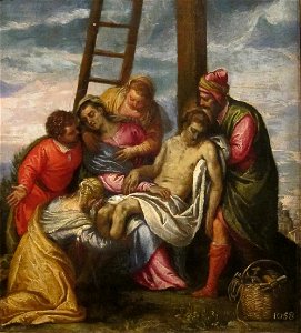 Benedetto Caliari - The Deposition of Christ, c. 1577