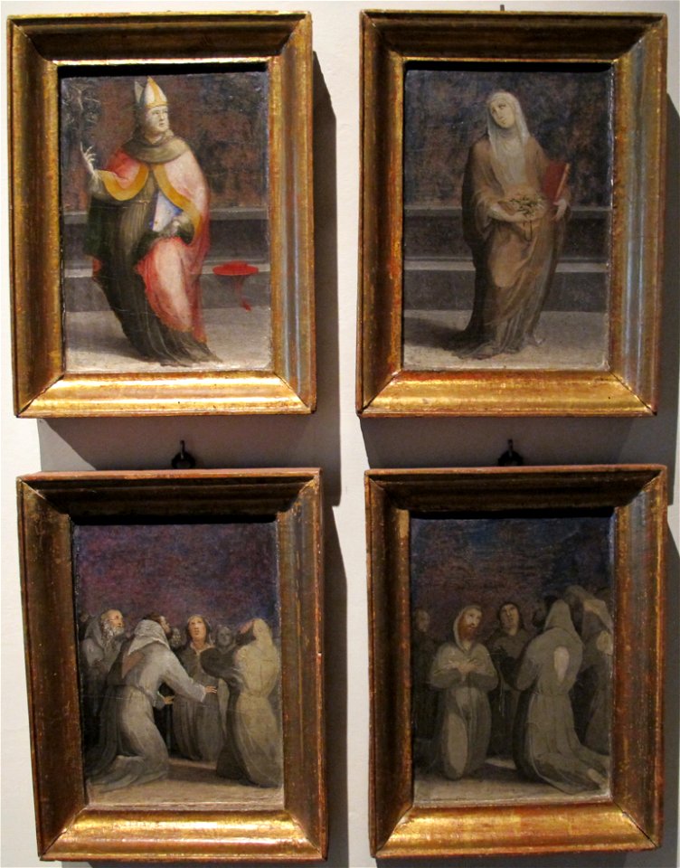 Beccafumi, predella della pala dell'oratorio di s. bernardino, 1535-37 ca