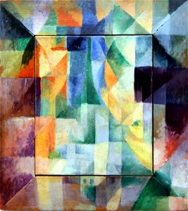 1912 Delaunay Simultanfenster auf die Stadt anagoria