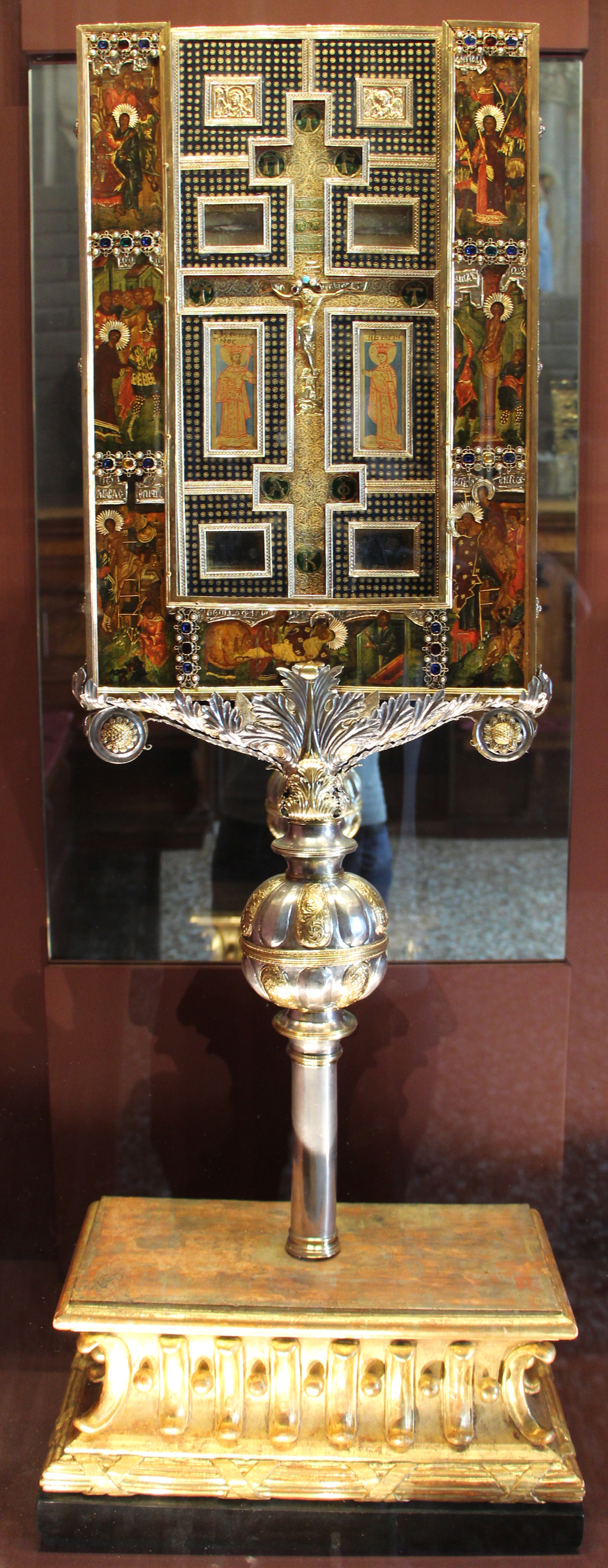 Arte bizantina, veneta e centro-italiana, stauroteca del cardinal bessarione, xiv-xviii sec. 01