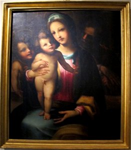 Beccafumi, sacra famiglia con s. giovannino