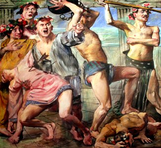 1913 Corinth Die Freier im Kampf gegen Odysseus anagoria