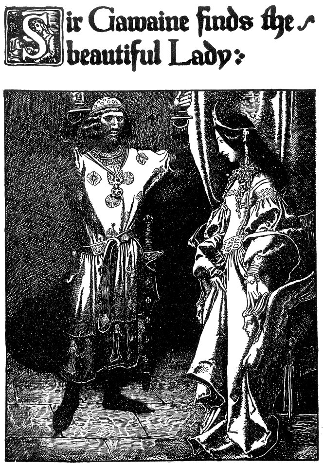 Arthur-Pyle Sir Gawaine finds the beautiful Lady