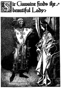 Arthur-Pyle Sir Gawaine finds the beautiful Lady