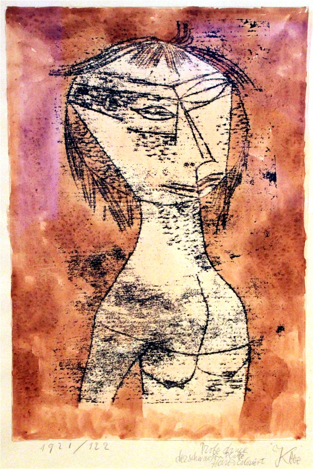 1921 Klee Die Heilige vom innern Licht anagoria