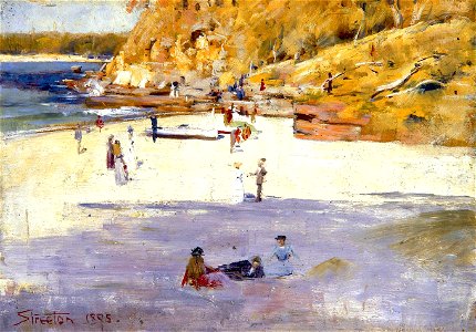 Arthur Streeton - Manly Beach (1895)