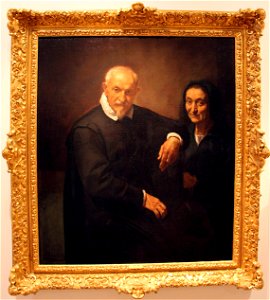 Simone cantarini, doppio ritratto di gentiluomo e gentildonna col rosario, 1645 ca, da fondaz. carisbo, bologna