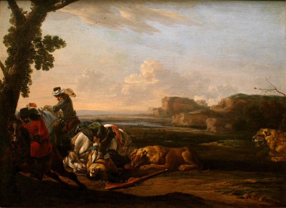 Asselijn-Chasse au lion