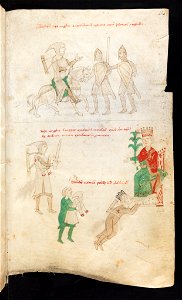 Bern, Burgerbibliothek, Cod. 120.II, f. 129r – Petrus de Ebulo Liber ad honorem Augusti, lat