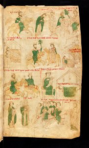 Bern, Burgerbibliothek, Cod. 120.II, f. 96r – Petrus de Ebulo Liber ad honorem Augusti, lat