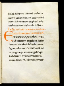 Beromünster, Stiftskirche St. Michael, Epistolar, f. 107r – Epistolary