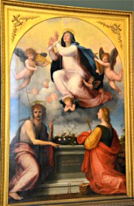 Assunzione della Vergine con san Giovanni Battista e santa Caterina d'Alessandria, Fra Bartolomeo 001