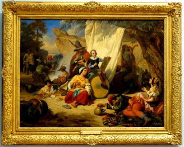 Beauvais (60), MUDO, Charles Alexandre Debacq - L'enfance de Callot, 1844 (CNAP inv.D 2011.1.1)
