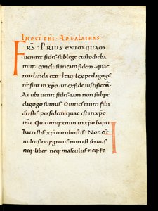 Beromünster, Stiftskirche St. Michael, Epistolar, f. 11r – Epistolary