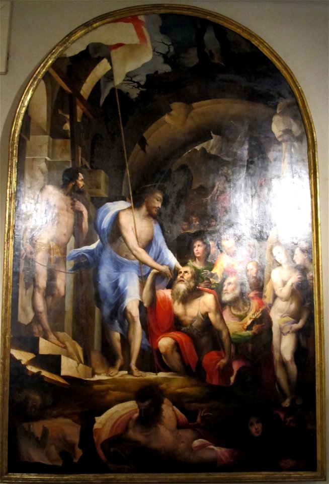 Beccafumi, cristo al limbo, 1536, 01
