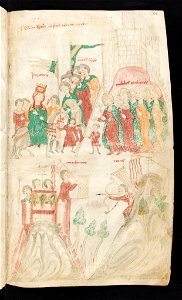 Bern, Burgerbibliothek, Cod. 120.II, f. 111r – Petrus de Ebulo Liber ad honorem Augusti, lat