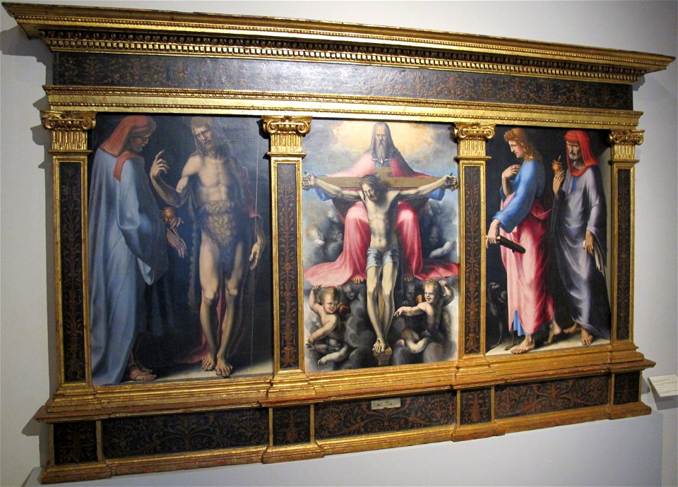 Beccafumi, trinità e santi, 1513, da s.m. della scala
