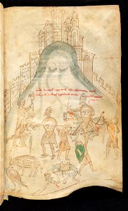 Bern, Burgerbibliothek, Cod. 120.II, f. 130r – Petrus de Ebulo Liber ad honorem Augusti, lat
