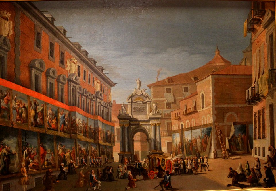 Arco de triunfo de Santa María en la calle Mayor. Museo de Historia de Madrid (cropped)