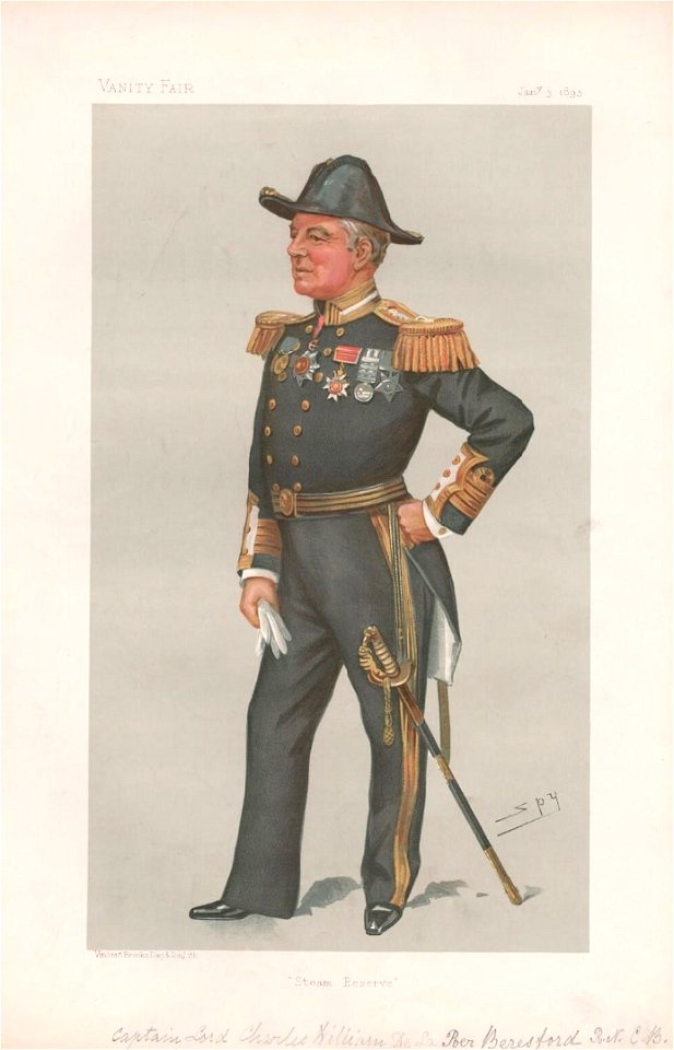 Charles Beresford Vanity Fair 3 January 1895