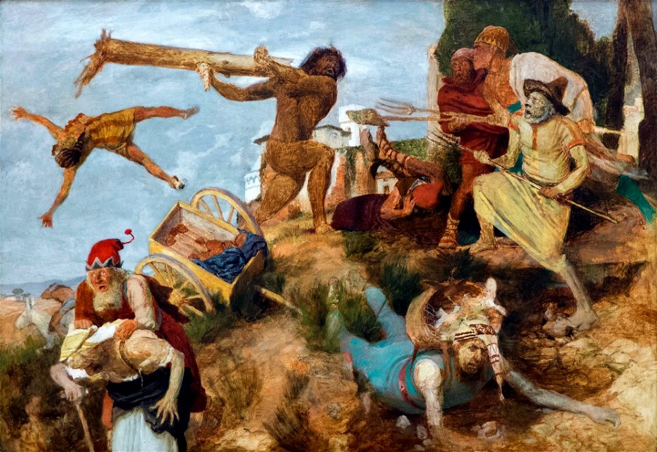 Arnold böcklin, orlando furioso, 1901, 02