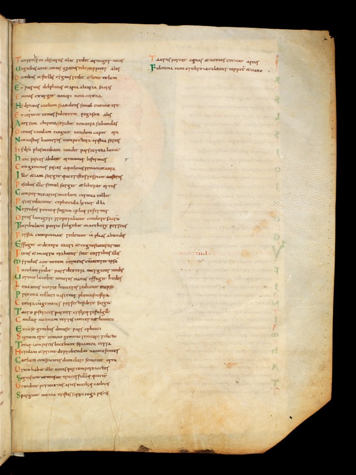 Bern, Burgerbibliothek, Cod. 88, f. 10r – Aratus – Germanicus Phaenomena