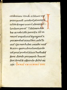 Beromünster, Stiftskirche St. Michael, Epistolar, f. 121r – Epistolary