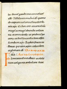 Beromünster, Stiftskirche St. Michael, Epistolar, f. 101r – Epistolary