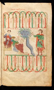 Bern, Burgerbibliothek, Cod. 120.II, f. 144r 142r – Petrus de Ebulo Liber ad honorem Augusti, lat
