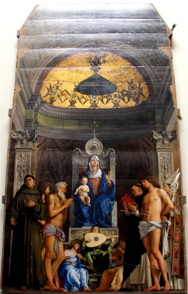 Giovanni bellini, pala di s.giobbe, 1478 ca., da s. giobbe 01