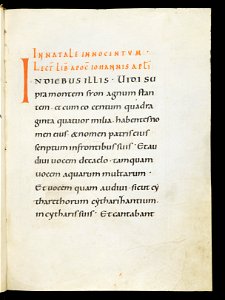 Beromünster, Stiftskirche St. Michael, Epistolar, f. 10r – Epistolary