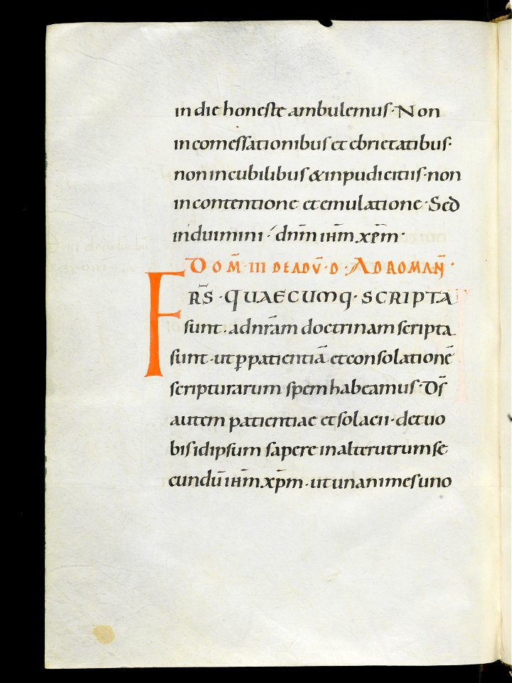 Beromünster, Stiftskirche St. Michael, Epistolar, f. 111v – Epistolary