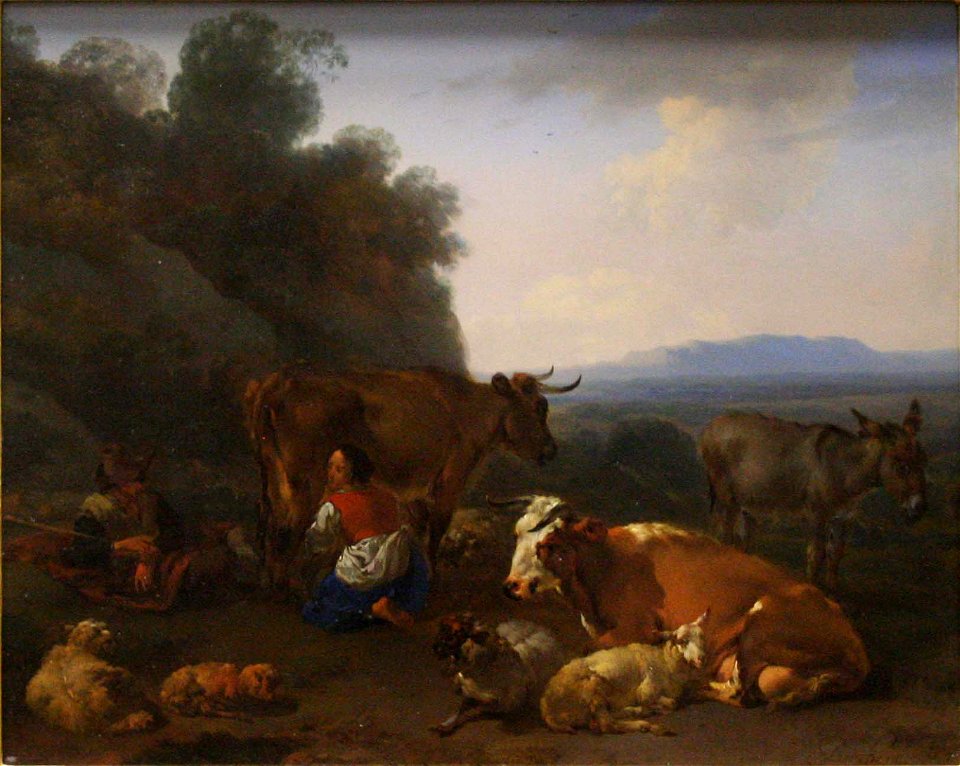 Berchem-Bergers et troupeau