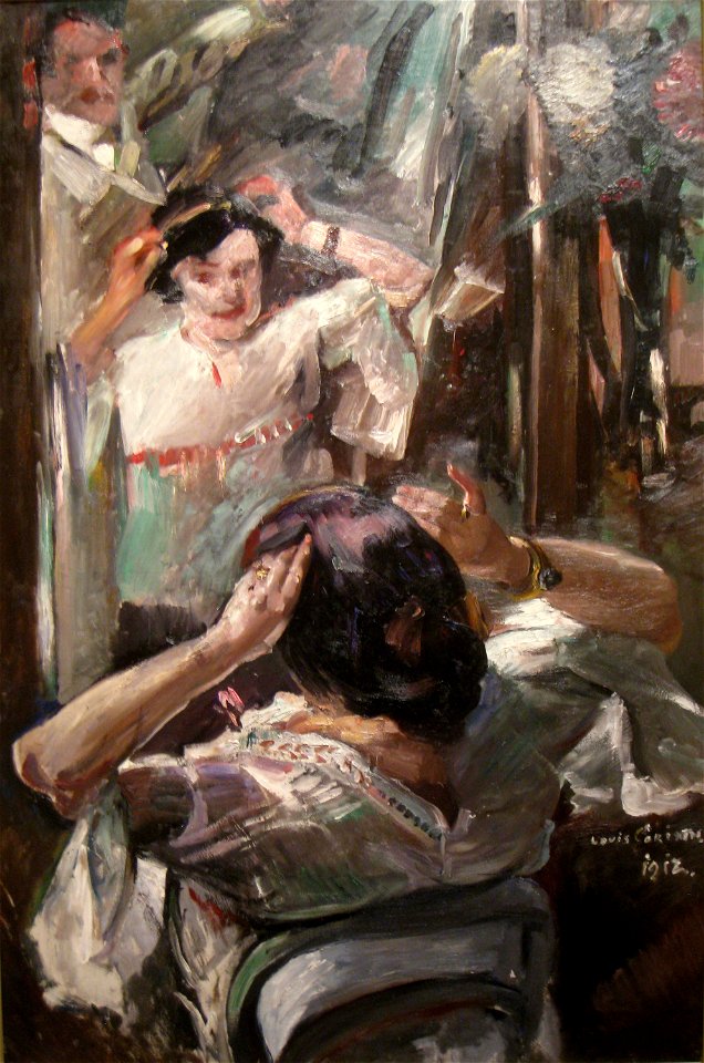 At the Mirror by Lovis Corinth, 1912 - Worcester Art Museum - IMG 7146