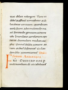 Beromünster, Stiftskirche St. Michael, Epistolar, f. 14r – Epistolary
