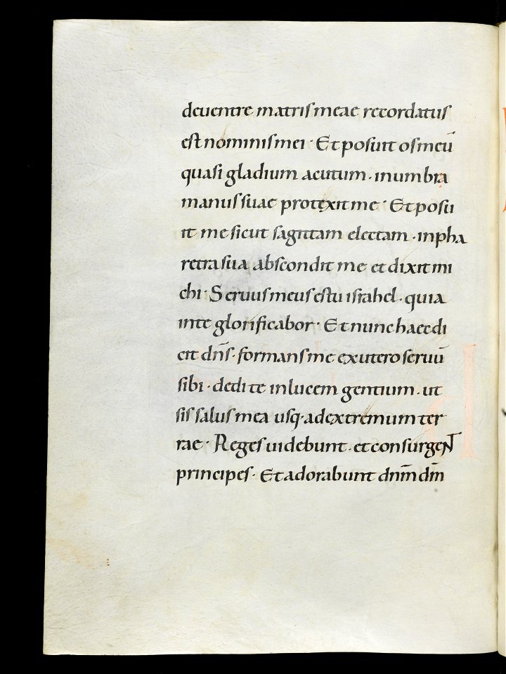Beromünster, Stiftskirche St. Michael, Epistolar, f. 69v – Epistolary