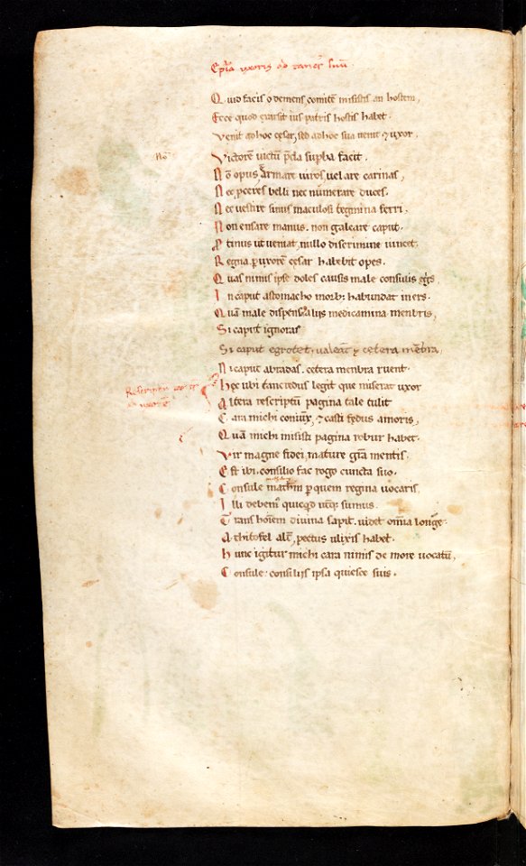 Bern, Burgerbibliothek, Cod. 120.II, f. 124v – Petrus de Ebulo Liber ad honorem Augusti, lat