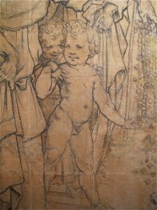 Beccafumi, cartone per pavimento duomo diena, 1529-1531, 04
