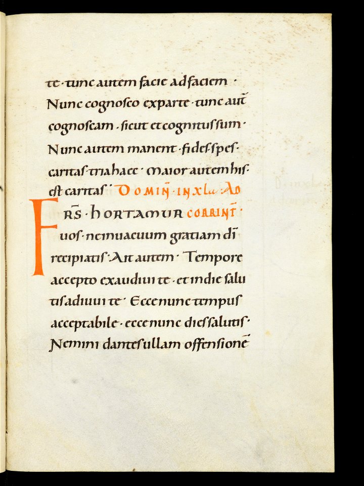 Beromünster, Stiftskirche St. Michael, Epistolar, f. 29r – Epistolary