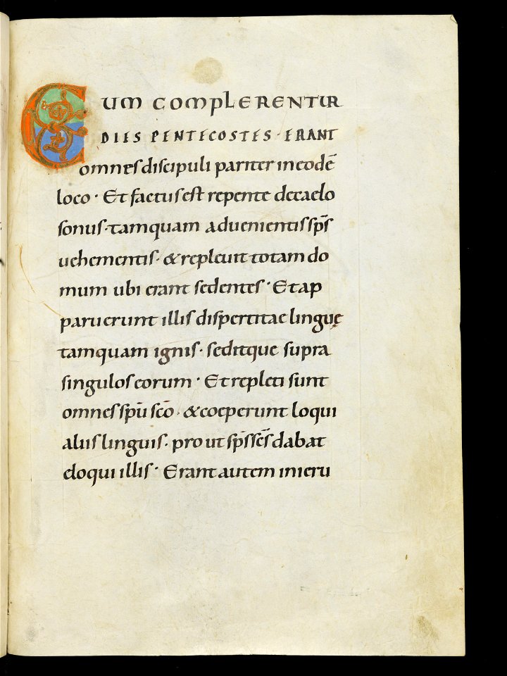 Beromünster, Stiftskirche St. Michael, Epistolar, f. 56r – Epistolary