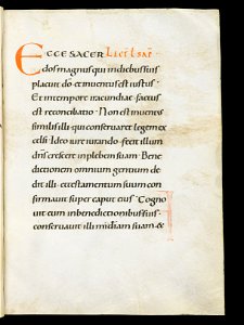 Beromünster, Stiftskirche St. Michael, Epistolar, f. 119r – Epistolary