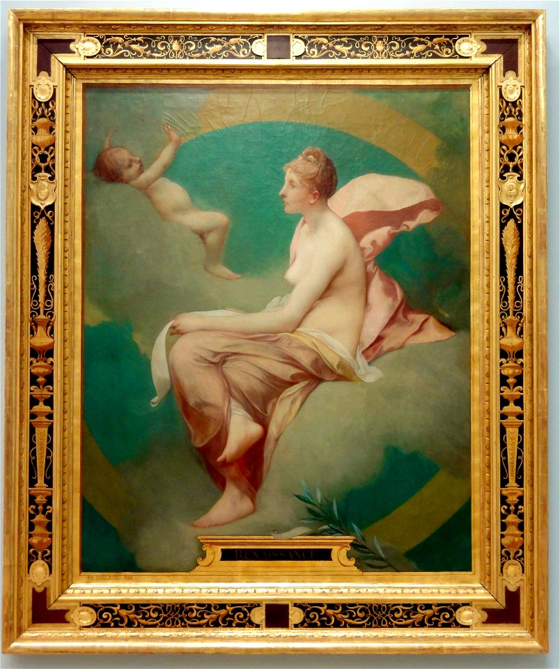 Beauvais (60), MUDO, Pierre-Victor Galland - La Renaissance des Lettres, 1888