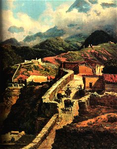 Calle de La Guaira (1844-45) Ferdinand Bellermann