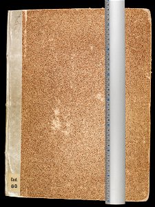 Bern, Burgerbibliothek, Cod. 88, Ruler on binding – Aratus – Germanicus Phaenomena