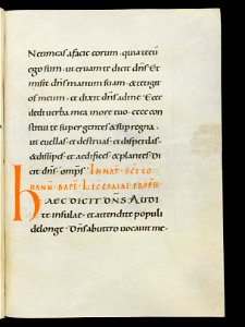 Beromünster, Stiftskirche St. Michael, Epistolar, f. 69r – Epistolary