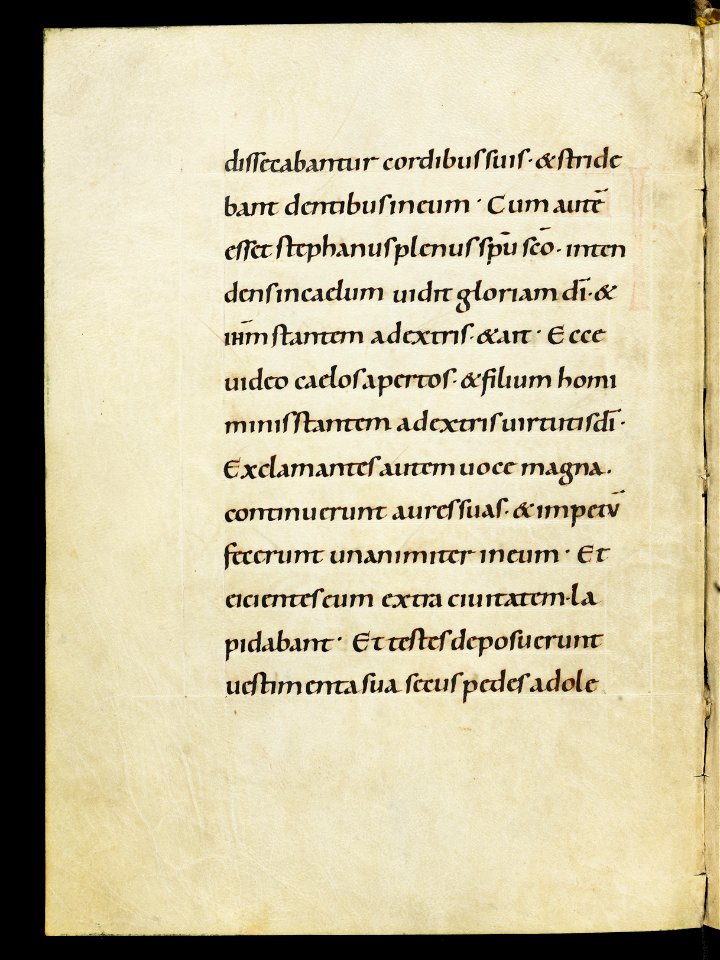 Beromünster, Stiftskirche St. Michael, Epistolar, f. 8v – Epistolary